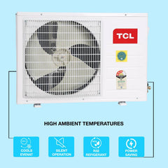 TCL 2026 Model 1.5 Ton 3 Star Split Inverter 7 Step Convertible with Powerful and Fast cooling, 4 Ways Swing, Blue Fin and Fungal Protection, Energy (TAC-18CSD/EV3AR, White)-4