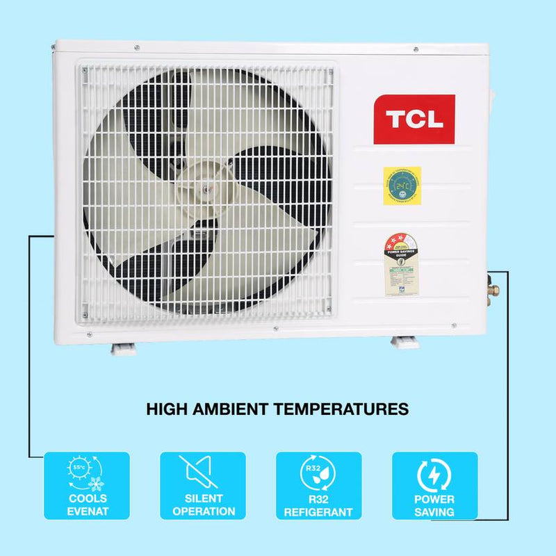 TCL 2026 Model 1.5 Ton 3 Star Split Inverter 7 Step Convertible with Powerful and Fast cooling, 4 Ways Swing, Blue Fin and Fungal Protection, Energy (TAC-18CSD/EV3AR, White)-4