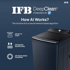 IFB 11 kg Power Steam, Eco Inverter Motor, Aqua Energie, ActivMix, Soft Close Door, Auto Tub Clean, DeepClean Powered by Ai Fully Automatic Top Load (TL111RB2SID)-3