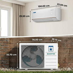 Blue Star 2025 Model 1.5 Ton 5 Star Split Inverter AC (IE518FNU, White)-4