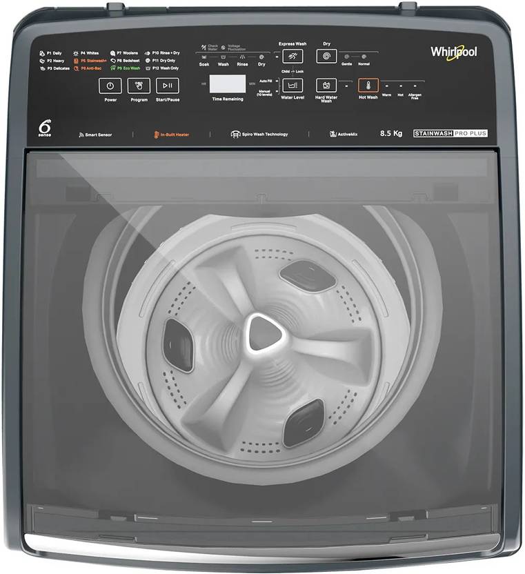 Whirlpool 8.5 kg Fully Automatic Top Load Washing Machine with In-built Heater Grey (VAA805S-12026)-2