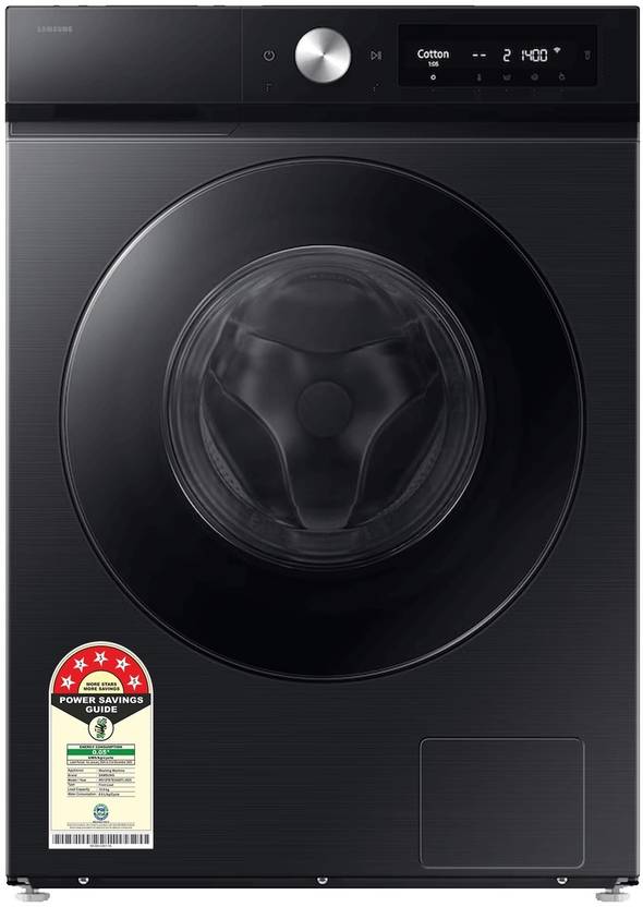 Samsung 12 kg Fully Automatic Front Load Washing Machine with In-built Heater Black (WD12FB7B34GB)-1