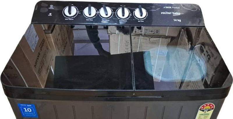 Voltas 10 kg Semi Automatic Top Load Washing Machine Black (TFN-BLK-beko-WTT100UPA)-2