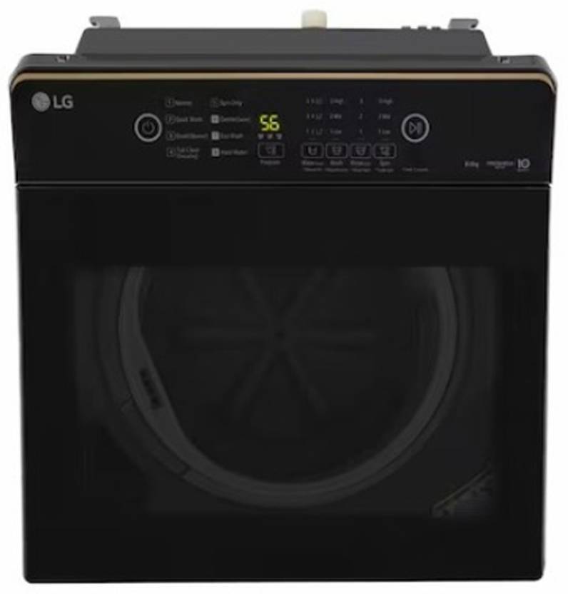 LG 8 Kg Fully Automatic Top Load Washing Machine Black (T80KMMB3Z)-2