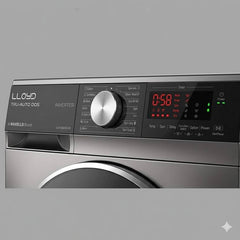 Lloyd 9 kg Fully Automatic Front Load Washing Machine Black (GLWF903TAGGB)-2