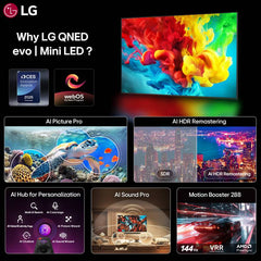 LG AI QNED evo 82 189 cm (75 inch) Ultra HD (4K) Mini LED Smart WebOS TV 2026 Edition with Dynamic QNED Color Pro, Mini LED with Precision HDR Master (75QNED82BLA)-3