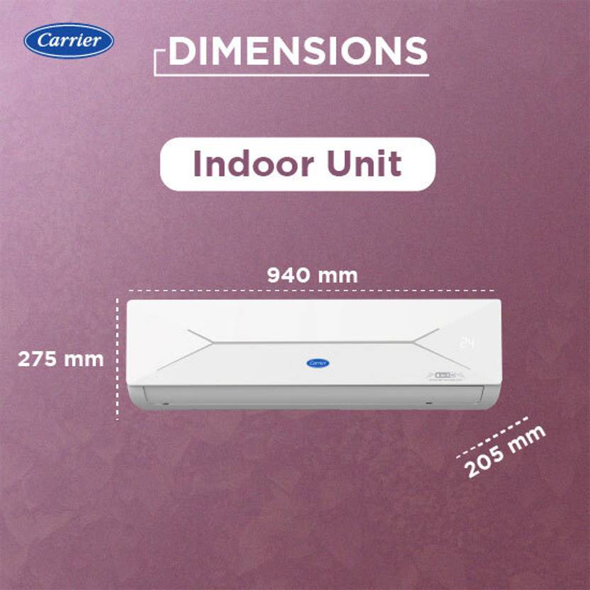 Carrier 2025 Model 1.5 Ton 3 Star Split Inverter AC (CAI19CE3R36F0, White)-3