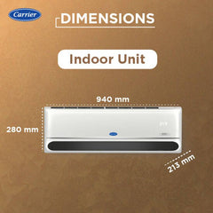 Carrier 2025 Model 1.5 Ton 3 Star Split Inverter AC (CAI19IN3R36F0, White)-4