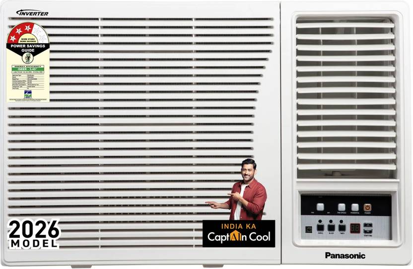 Panasonic 2026 Model 1.5 Ton 3 Star Split Inverter with Wi-fi AC (CW-LU183CG, White)