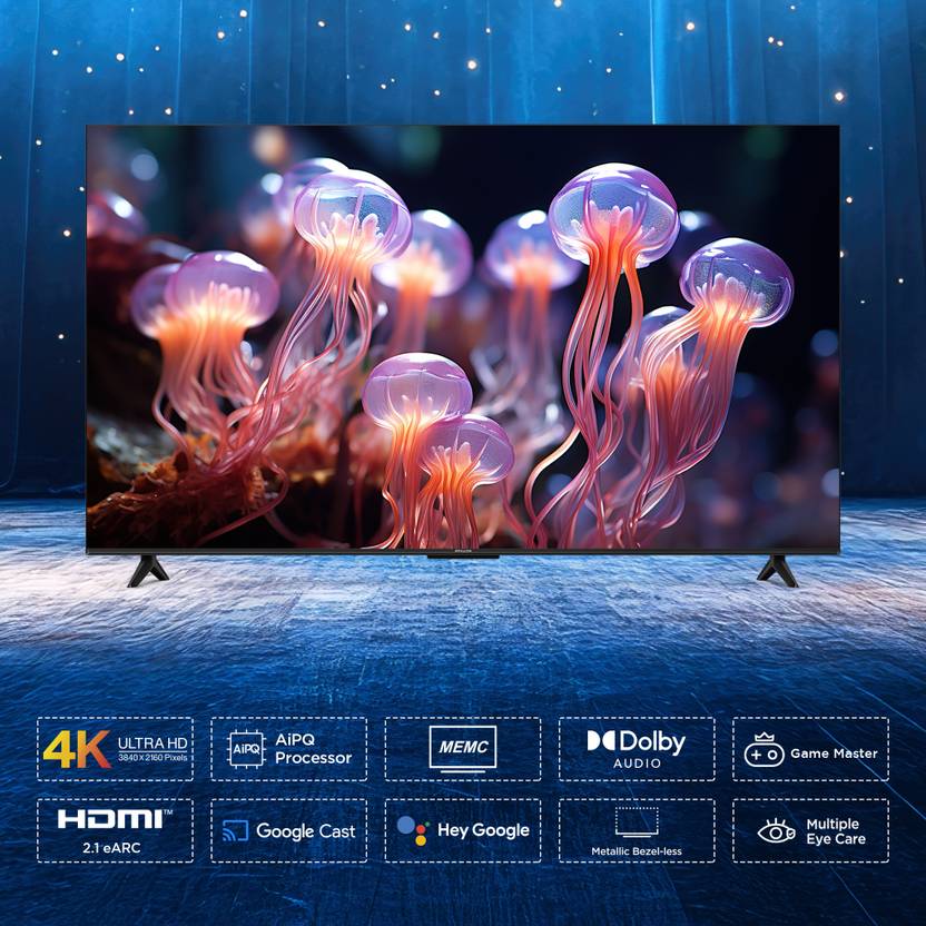 Iffalcon U65A 138 cm (55 inch) Ultra HD (4K) LED Smart Google TV 2026 Edition with MEMC Dolby Vision-Atmos AiPQ Processor Game Master HDMI 2.1 (55U65A)-2