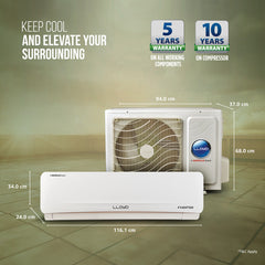 Lloyd 2026 Model 2 Ton 5 Star Split Inverter AC (GLS24I5AGCGR, White)
