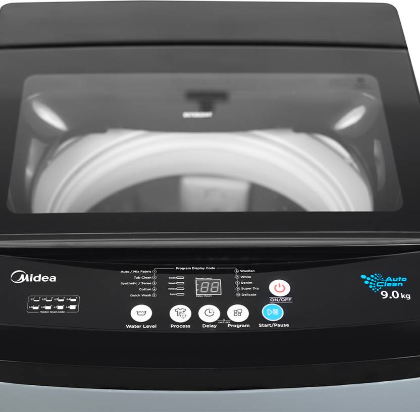 Midea 9 kg Fully Automatic Top Load Washing Machine Grey (MWMTL090FP1GNIG)-4