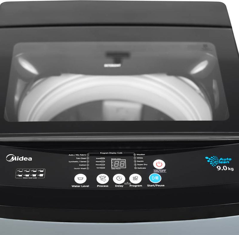 Midea 9 kg Fully Automatic Top Load Washing Machine Grey (MWMTL090FP1GNIG)-4