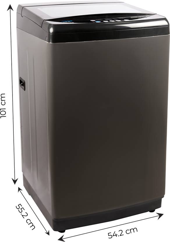 Midea 8 kg Fully Automatic Top Load Washing Machine with In-built Heater Black (MWMTL080FP1GHMB)-3