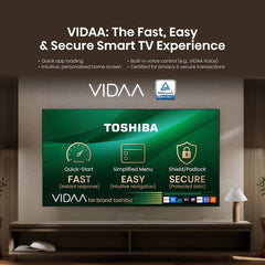 Toshiba 100 cm (40 inch) QLED Full HD Smart VIDAA TV 2026 Edition with QLED Color, REGZA Engine, REGZA Intelligence+, Game Mode, REGZA Power (40V37SP)-4