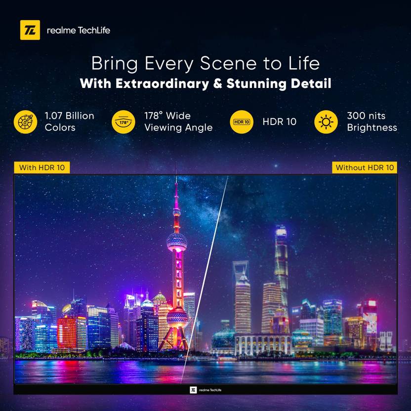 Realme TechLife 80 cm (32 inch) QLED HD Ready Smart Google TV 2026 Edition (32HDGQRASOQ)-2