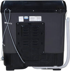 Haier 9 kg 5 Star Semi Automatic Washing Machine with Thunder Pulsator (HTW90-196BBK, Black)-4