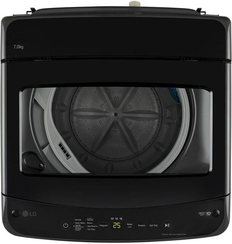 LG 7 kg Fully Automatic Top Load Washing Machine Black (T70VBMB4ZD)-2