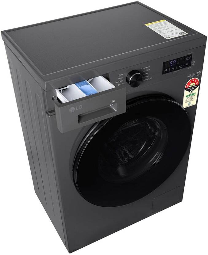 LG 9 kg Fully Automatic Front Load Washing Machine Black (FHB1209Z4M)-2