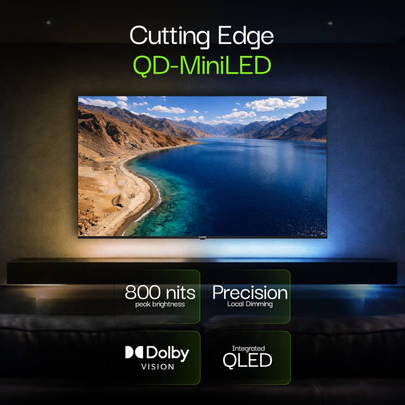 Lumio Vision 9 139 cm (55 inch) Ultra HD (4K) Mini LED Smart Google TV 2026 Edition with 4K 144Hz 1080p 240Hz HDR Dolby Vision + Atmos and 800 Nits (EPIC3-ADSI)-3