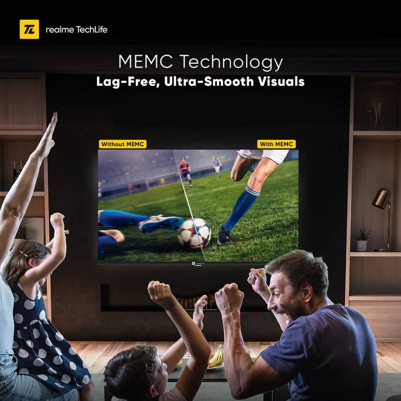 Realme TechLife 109 cm (43 inch) QLED Ultra HD (4K) Smart Google TV 2026 Edition (43UHDGQRVHSQ)-4