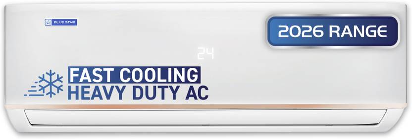 Blue Star 2026 Model 1.6 Ton 2 Star Split Fixed Speed AC (FA219DXUHD, White)-1