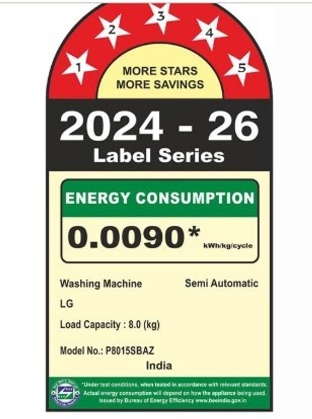LG 8 Kg Semi Automatic Top Load Washing Machine Blue (P8015SBAZ)-3