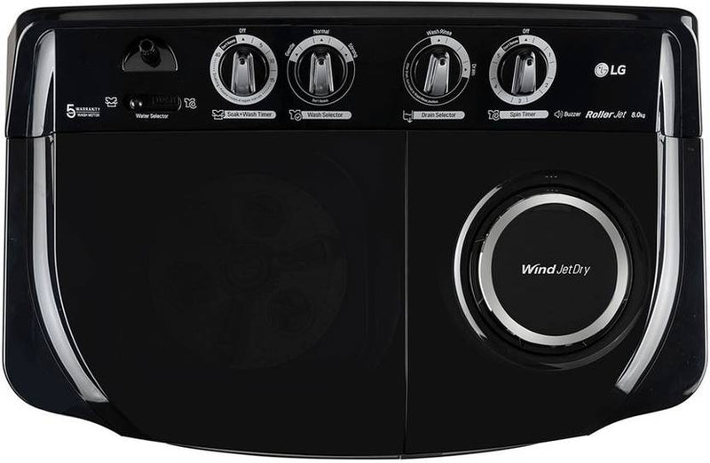 LG 8 Kg Semi Automatic Top Load Washing Machine Blue (P8015SBAZ)-1