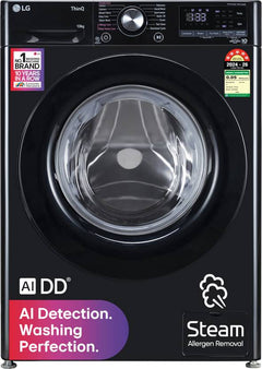 LG 10 kg Fully Automatic Front Load Washing Machine with In-built Heater Black (FHP1210Z3O)-2
