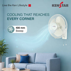 Kenstar BreezeX W High Speed 400 mm Wall Fan-4