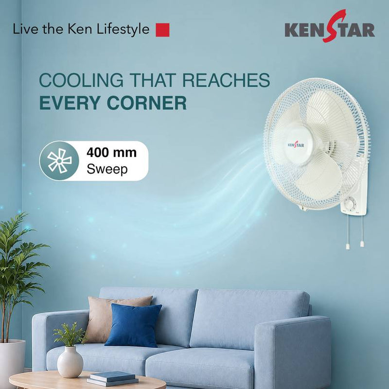 Kenstar BreezeX W High Speed 400 mm Wall Fan-4