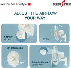 Kenstar BreezeX W High Speed 400 mm Wall Fan-5