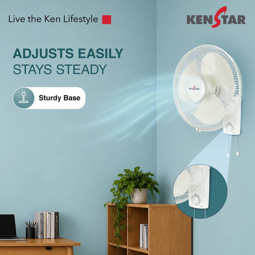 Kenstar BreezeX W High Speed 400 mm Wall Fan-6