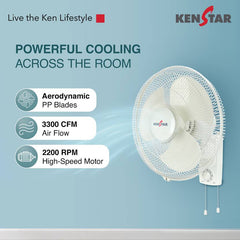 Kenstar BreezeX W High Speed 400 mm Wall Fan-3