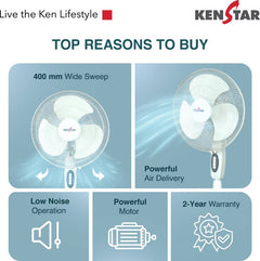 Kenstar BreezeX P 400 mm Pedestal Fan-2