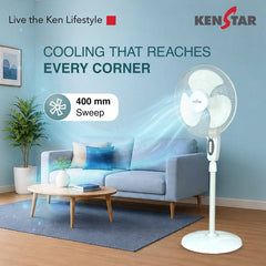 Kenstar BreezeX P 400 mm Pedestal Fan-4