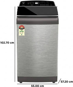 Lloyd 8.5 kg Fully Automatic Front Load Washing Machine with In-built Heater Black (GLWT855N12SS)-4