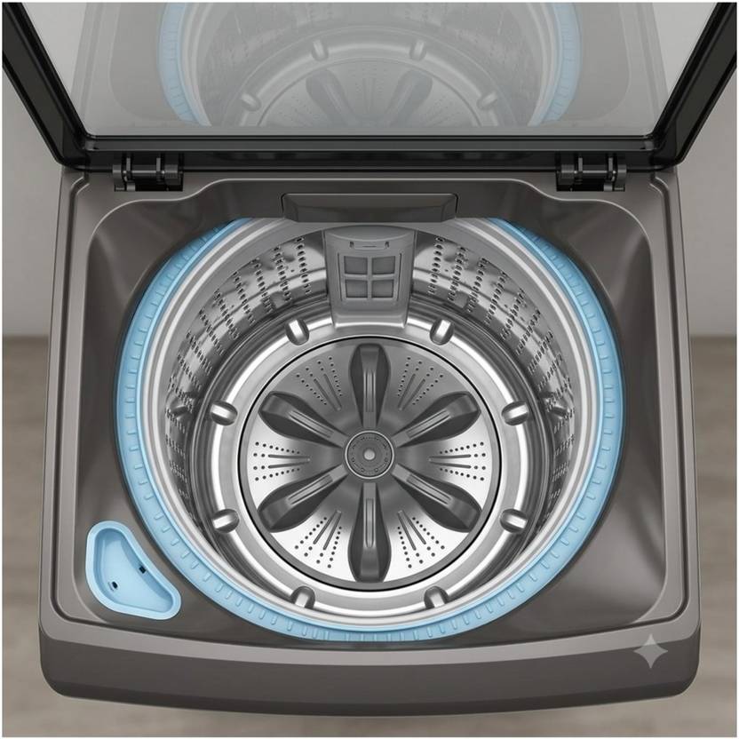 Lloyd 8.5 kg Fully Automatic Front Load Washing Machine with In-built Heater Black (GLWT855N12SS)-3