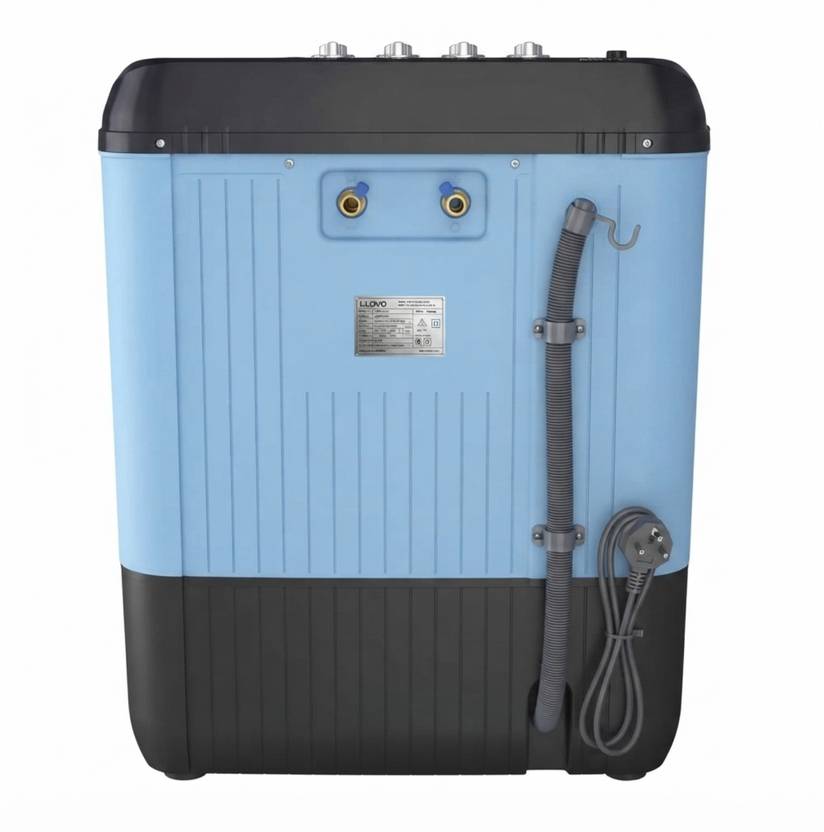 Lloyd 8 kg Semi Automatic Top Load Washing Machine Blue, Black (GLWS805AODIB)-3