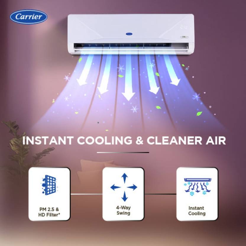 Carrier 2026 Model 2 Ton 3 Star Split Inverter with Wi-fi AC (CAI24XD3R36W0, White)-2