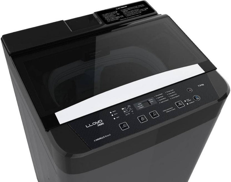 Lloyd 7 kg Fully Automatic Top Load Washing Machine Black, Grey (GLWT705JAGCG)-2