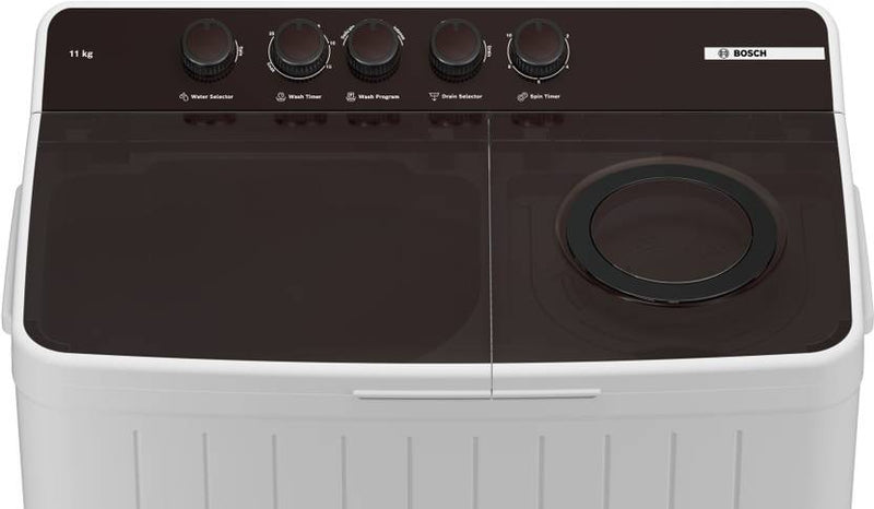 Bosch 11 kg Semi Automatic Top Load Washing Machine Maroon (WJP11CU0IN)-2