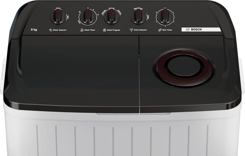 Bosch 8 kg Semi Automatic Top Load Washing Machine Maroon (WJP80AU0IN)-2