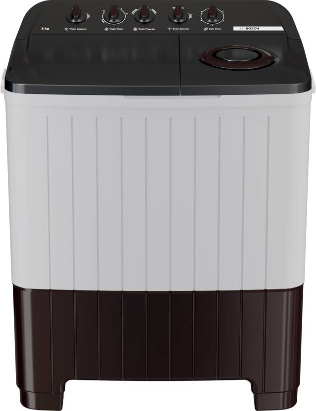 Bosch 8 kg Semi Automatic Top Load Washing Machine Maroon (WJP80AU0IN)-1
