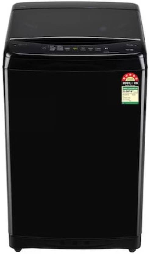 LG 9 kg Fully Automatic Top Load Washing Machine with In-built Heater Black (T90V4OB1S)-1
