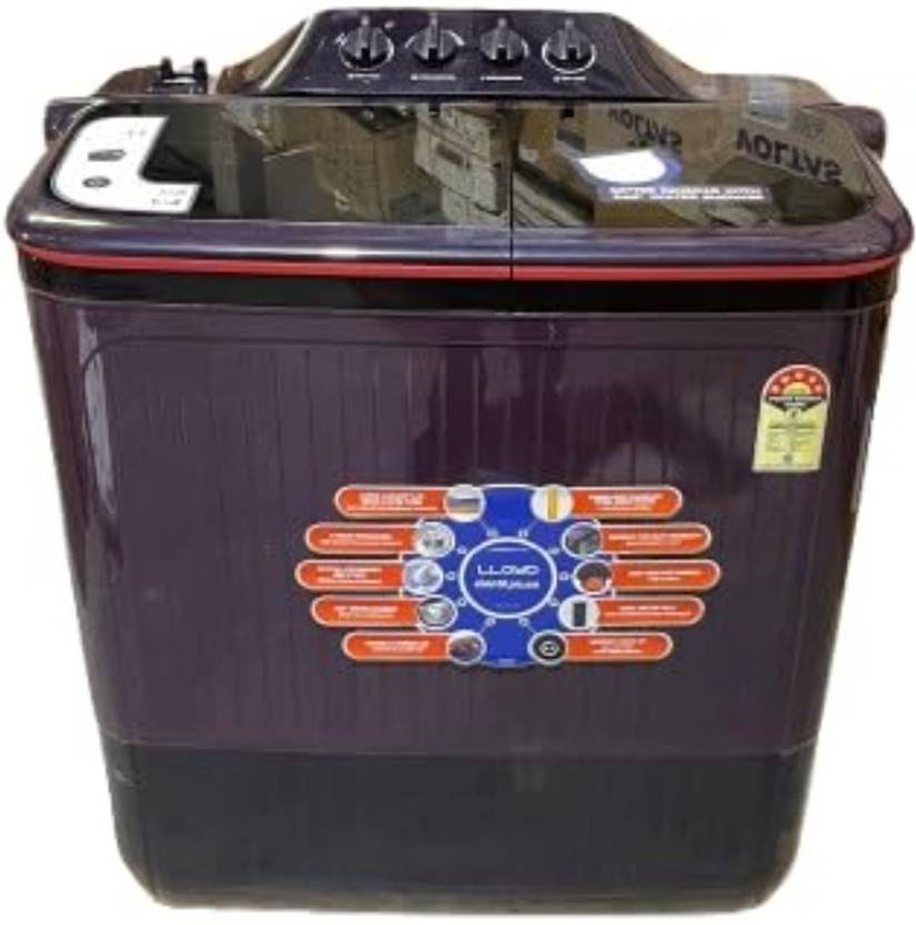 Lloyd 14 kg Semi Automatic Top Load Washing Machine Purple (GLWS145EPHPC)