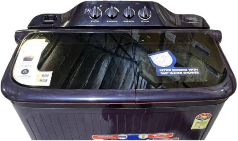 Lloyd 14 kg Semi Automatic Top Load Washing Machine Purple (GLWS145EPHPC)-2
