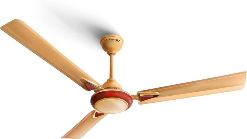 LONGWAY Starlite-1 P1 1200 mm/48 inch Ultra High Speed 3 Blade Anti-Dust Decorative Star Rated Ceiling Fan
