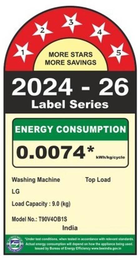 LG 9 kg Fully Automatic Top Load Washing Machine with In-built Heater Black (T90V4OBIS)-4
