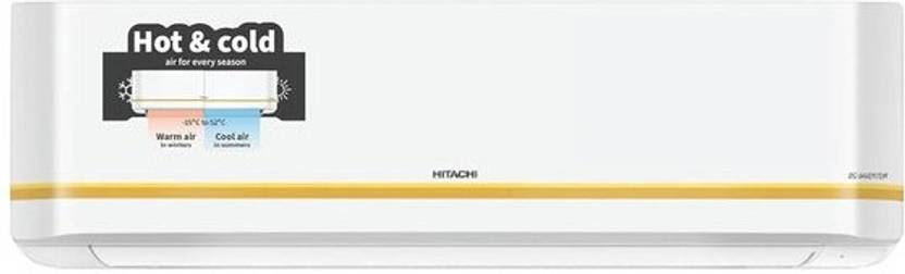 Hitachi 2024 Model 1.8 Ton 4 Star Split Inverter AC (R32-RMRG422HFXO KIYORA INV., White)